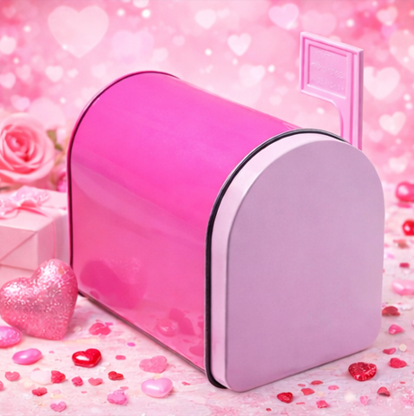 Valentine’s Day Personalized Mailbox